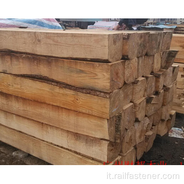 Pinus Sylvestris Sleeper per ferrovie in legno